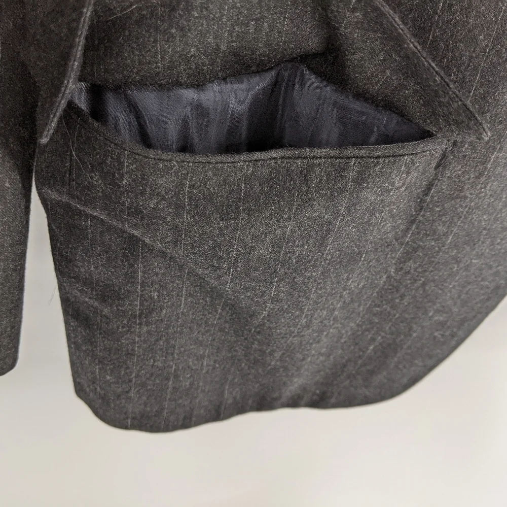 VTG Brooks Brothers Golden Fleece Sport Coat Suit Jacket All Wool Pinstripe
